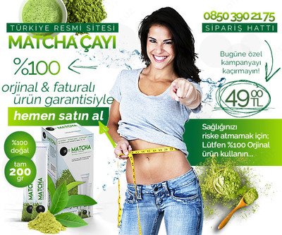 Zayıflama choyi Matcha detoks